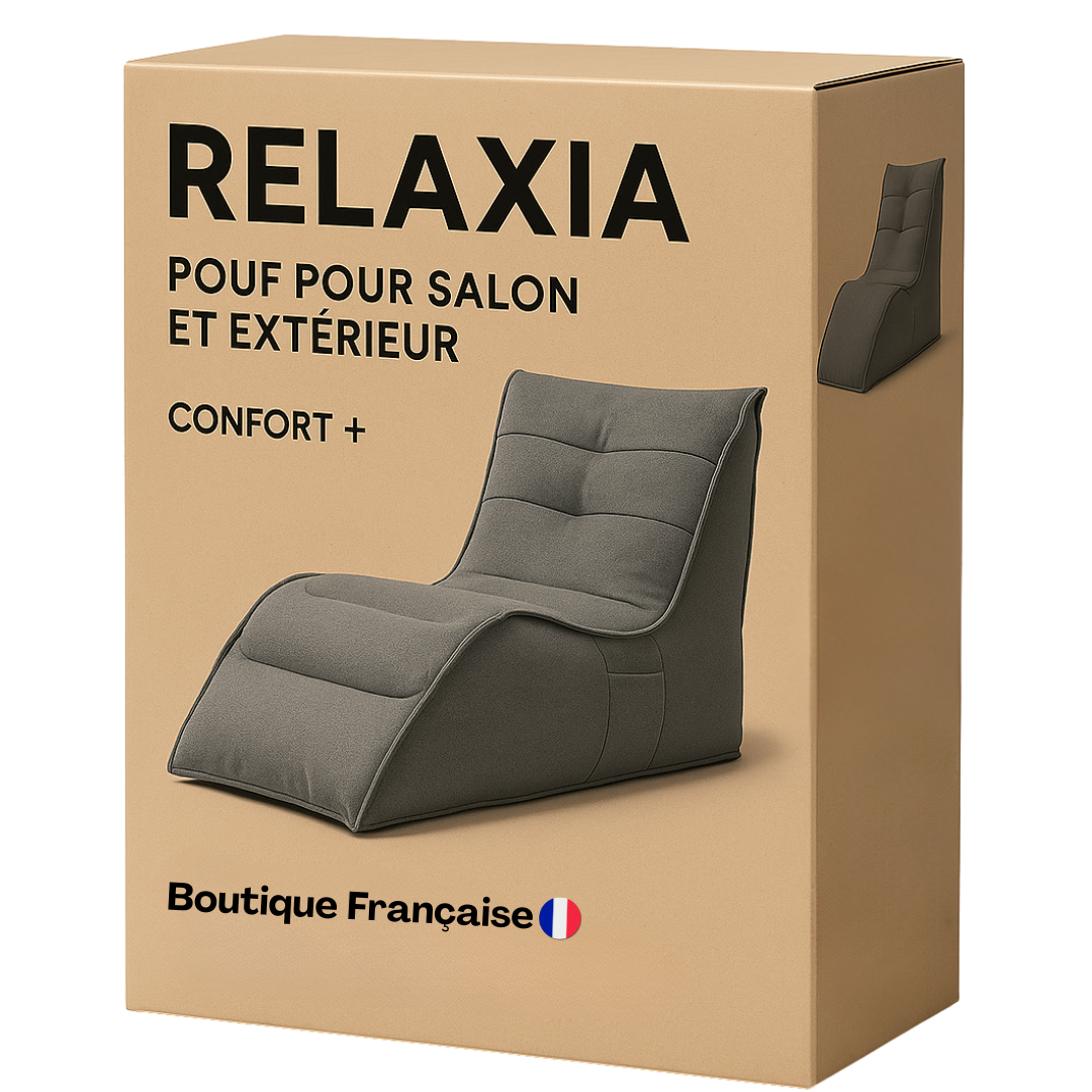 Packaging Pouf pour salon et extérieur