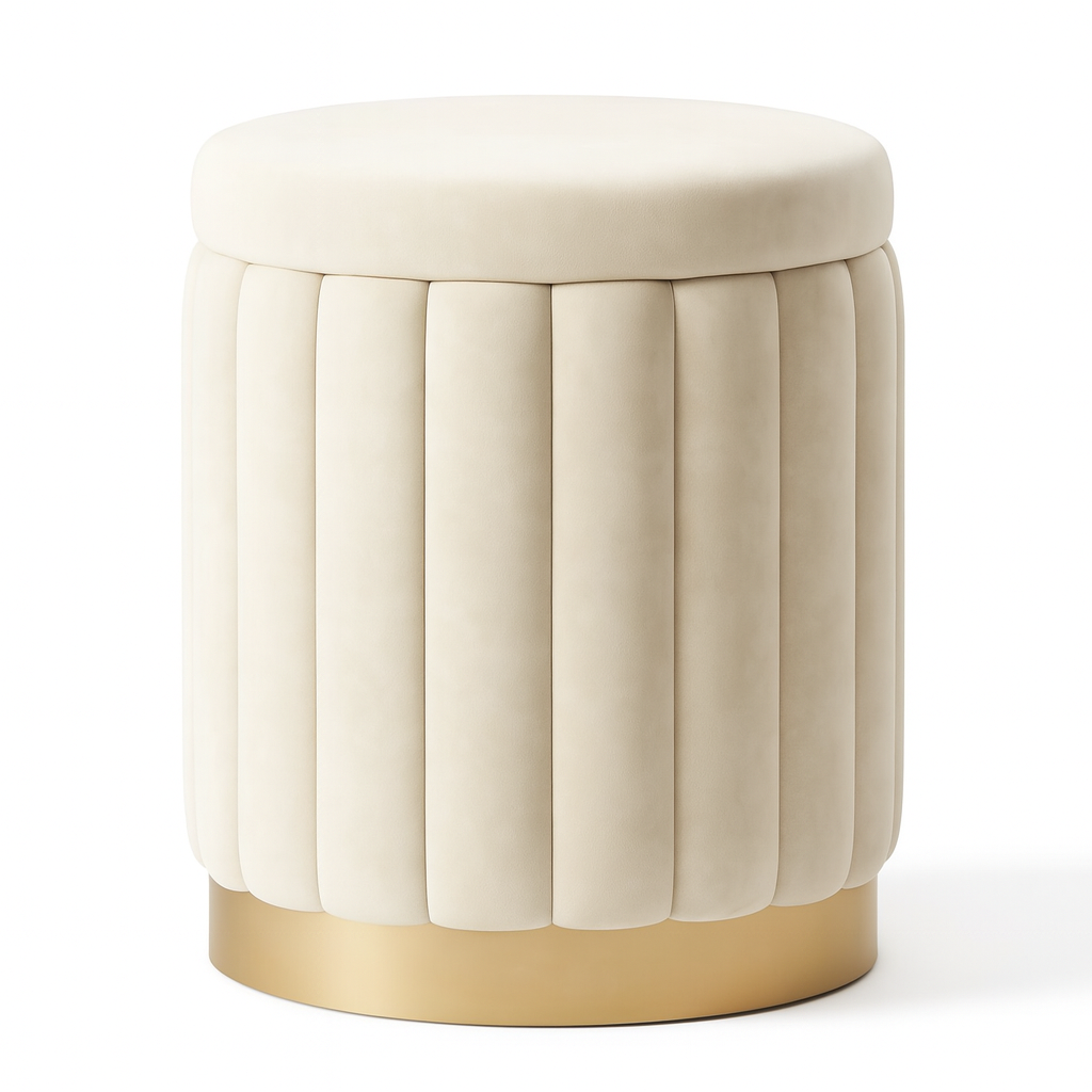 Pouf_crème_avec_rangement_en_velours