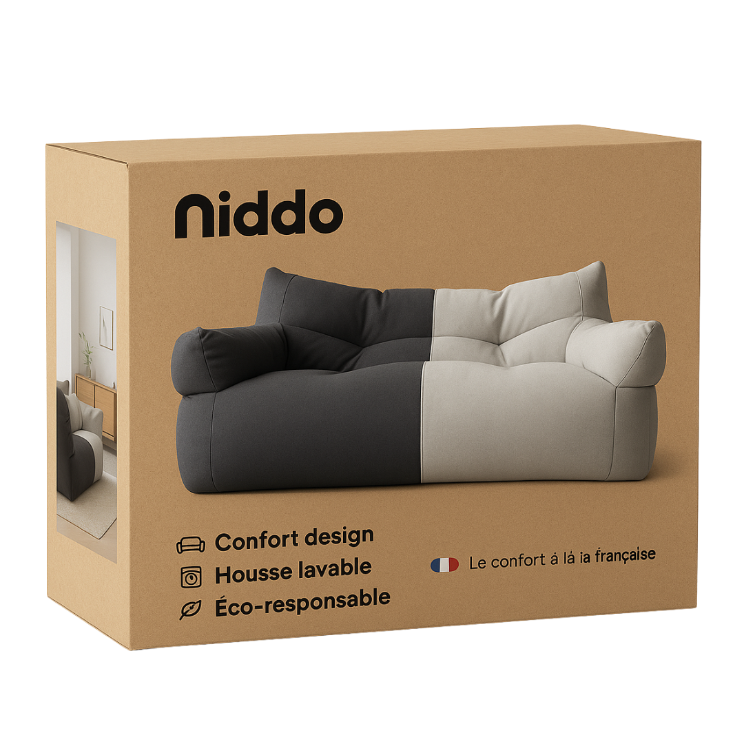 Cosyduo - Pouf 2 place
