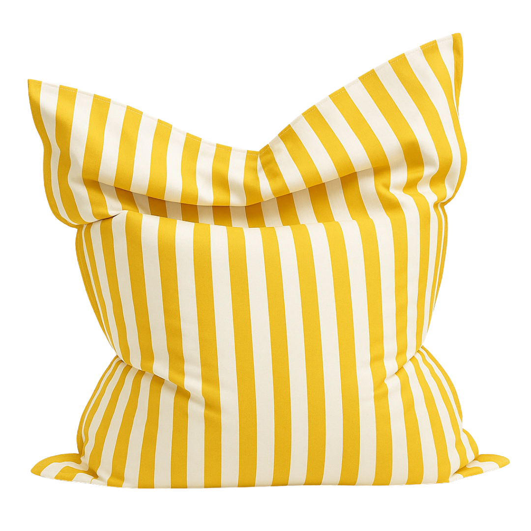 Maréa - Pouf géant jaune XXL flottant