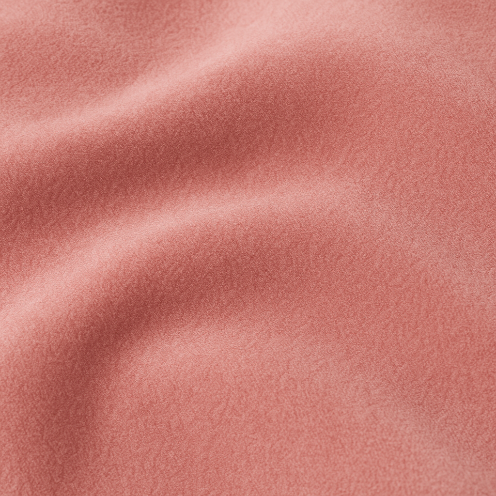 Matière du Pouf poire en velours rose