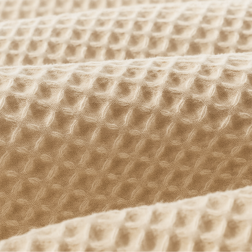 Matière en coton du pouf poire marron 100% coton