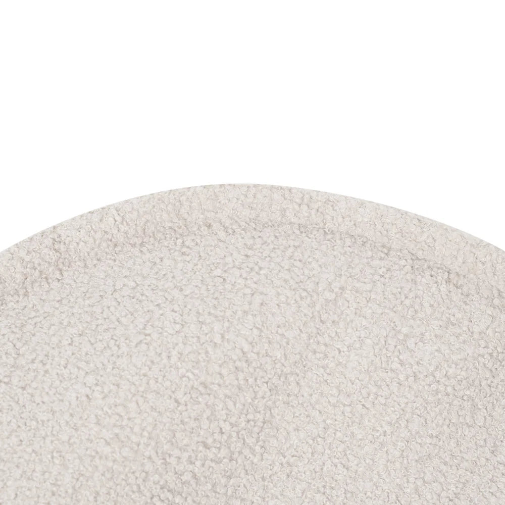 Matière premium bouclette du pouf enfant