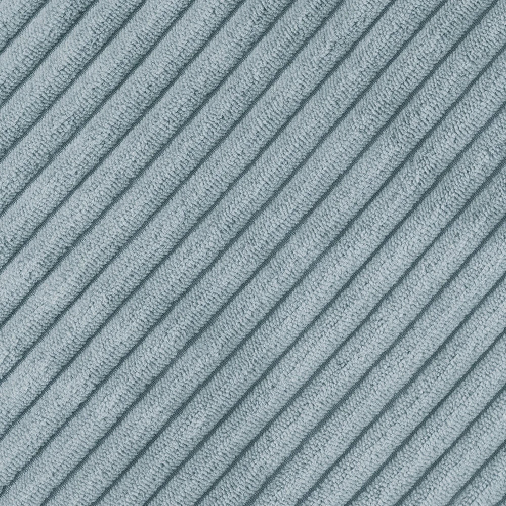 Matière velours côtelé bleu