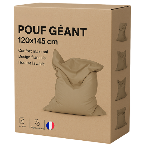 Packaging Pouf XL Extérieur