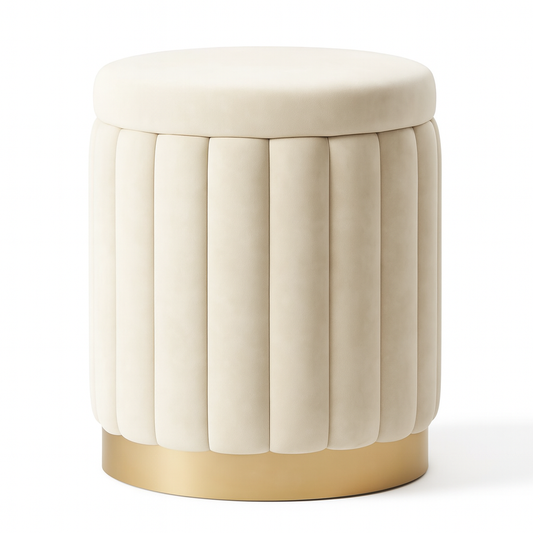 Pouf_crème_avec_rangement_en_velours