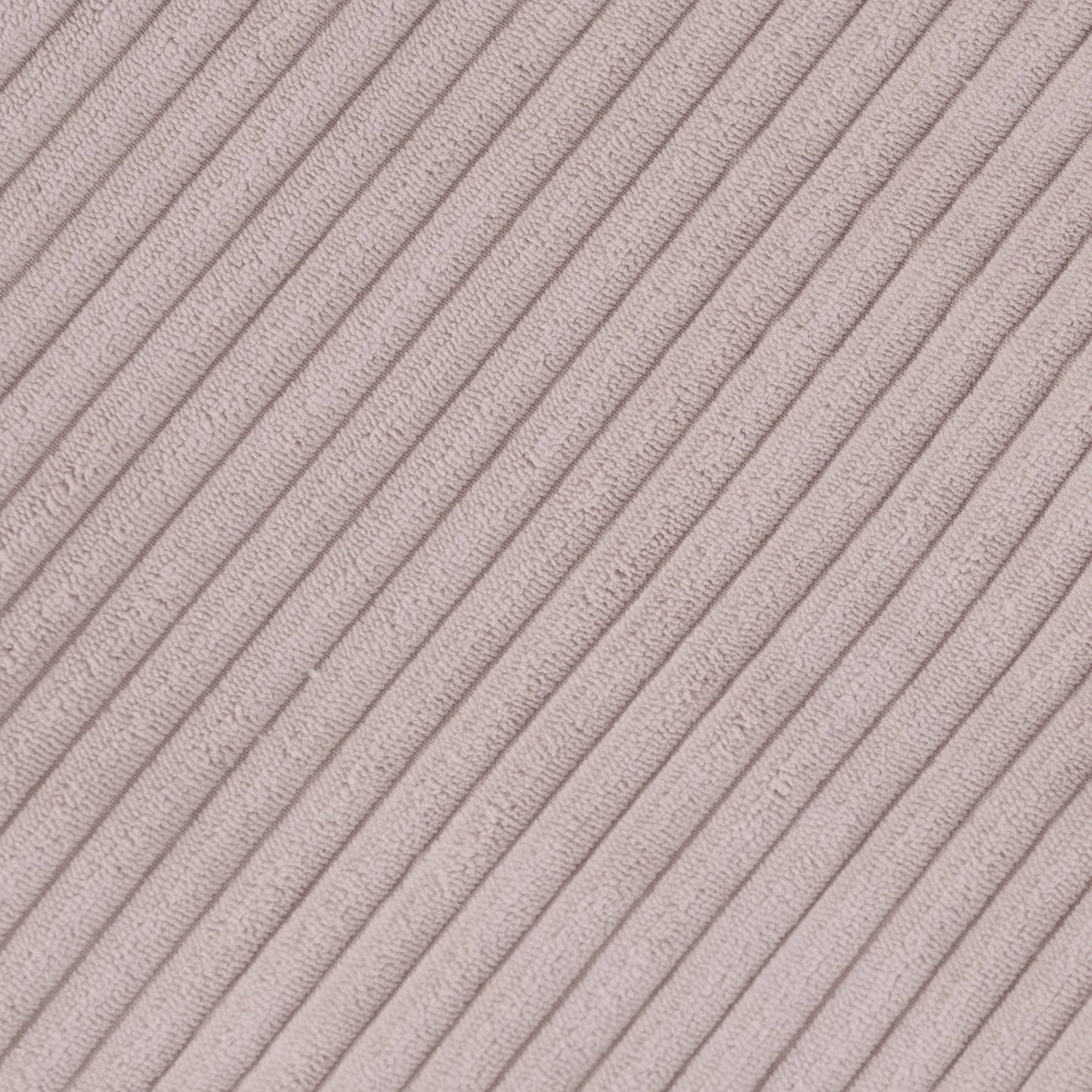 Pouf fauteuil carré en velours côtelé rose clair pour enfant
