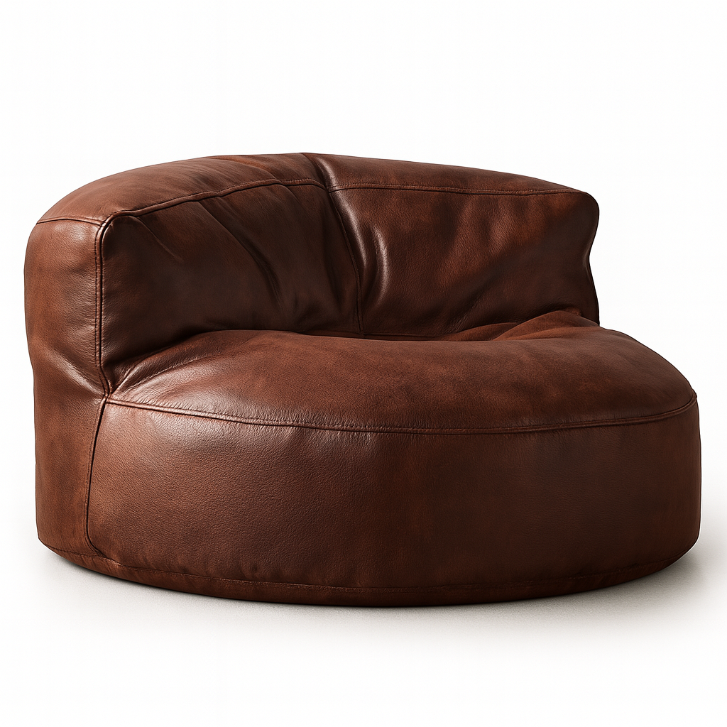 pouf_fauteuil_cuir_marron